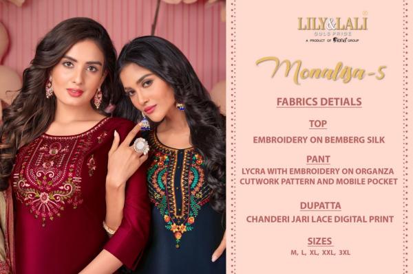 Lily & Lali Monalisa-5 Exclusive Readymade Collection